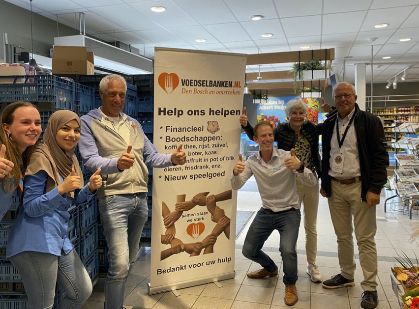 Lions Den Bosch Voedselbank Albert Heijn